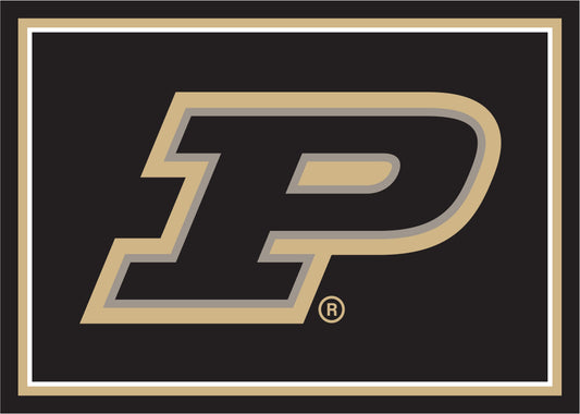 Purdue Boilermakers Spirit Rug - Officially Licensed NCAA Area Rug