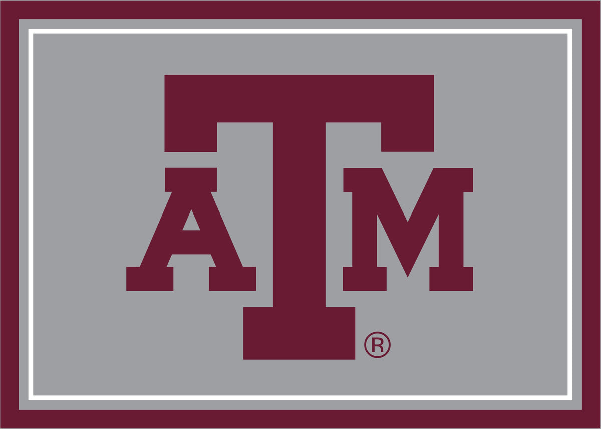 Texas A&M Aggies Spirit Rug - Officially Licensed NCAA Area Rug
