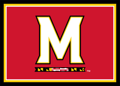 Maryland Terrapins Spirit Rug - Officially Licensed NCAA Area Rug