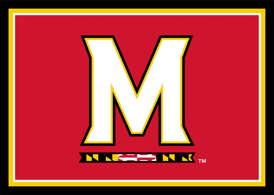 Maryland Terrapins Spirit Rug - Officially Licensed NCAA Area Rug
