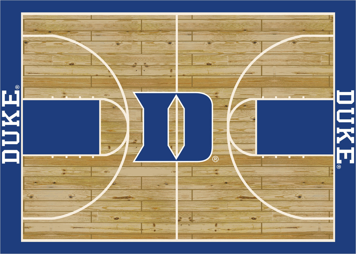 Duke Blue Devils Courtside Rug - Officially Licensed NCAA Area Rug