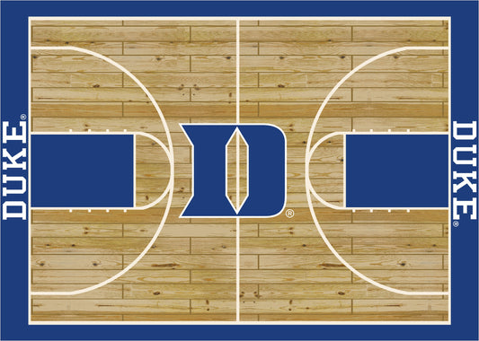 Duke Blue Devils Courtside Rug - Officially Licensed NCAA Area Rug