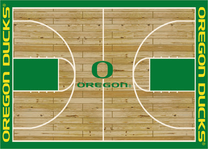 Oregon Ducks Courtside Rug - Officially Licensed NCAA Area Rug