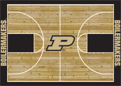Purdue Boilermakers Courtside Rug - Officially Licensed NCAA Area Rug