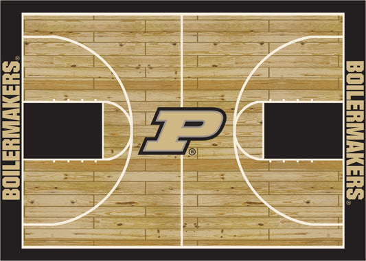 Purdue Boilermakers Courtside Rug - Officially Licensed NCAA Area Rug