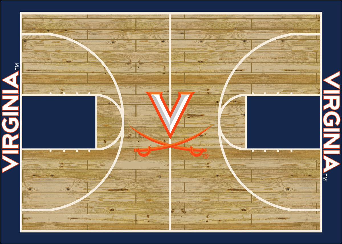 Virginia Cavaliers Courtside Rug - Officially Licensed NCAA Area Rug