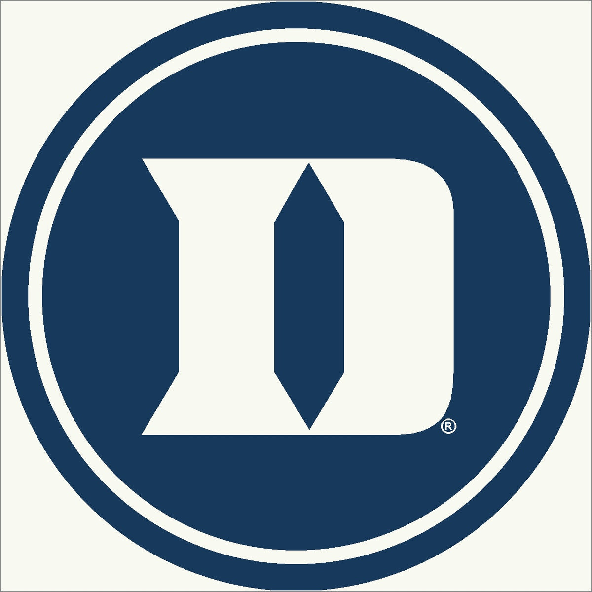 Duke Blue Devils Round Spirit Rug - Officially Licensed NCAA Area Rug
