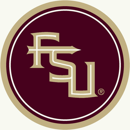 Florida State Seminoles Round Spirit Rug - Officially Licensed NCAA Area Rug