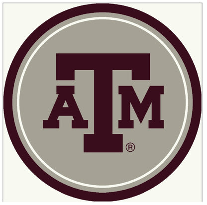 Texas A&M Aggies Round Spirit Rug - Officially Licensed NCAA Area Rug