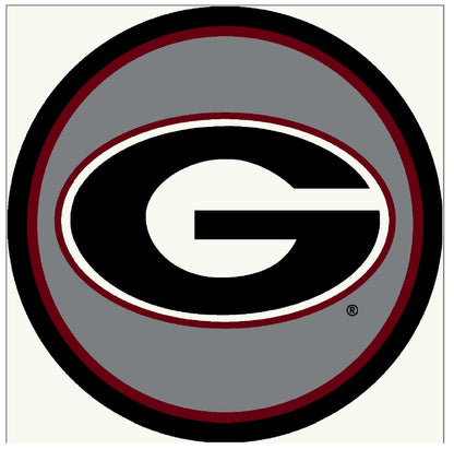 Georgia Bulldogs Round Spirit Rug - Officially Licensed NCAA Area Rug