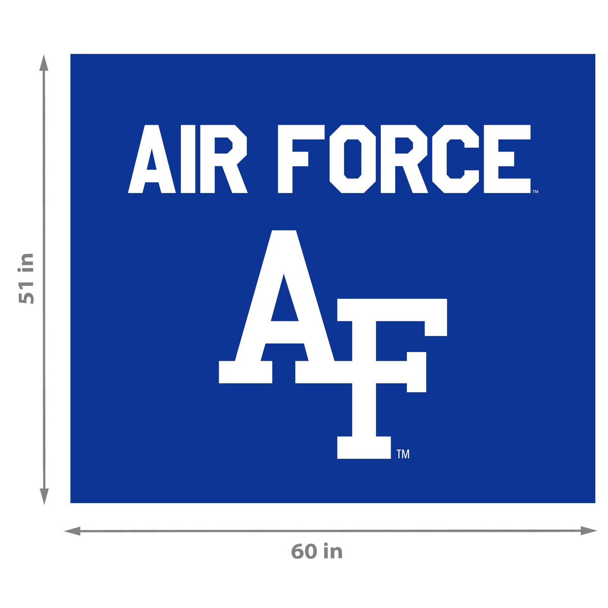 Air Force Falcons NCAA Hanging wall tapestry Dimensions
