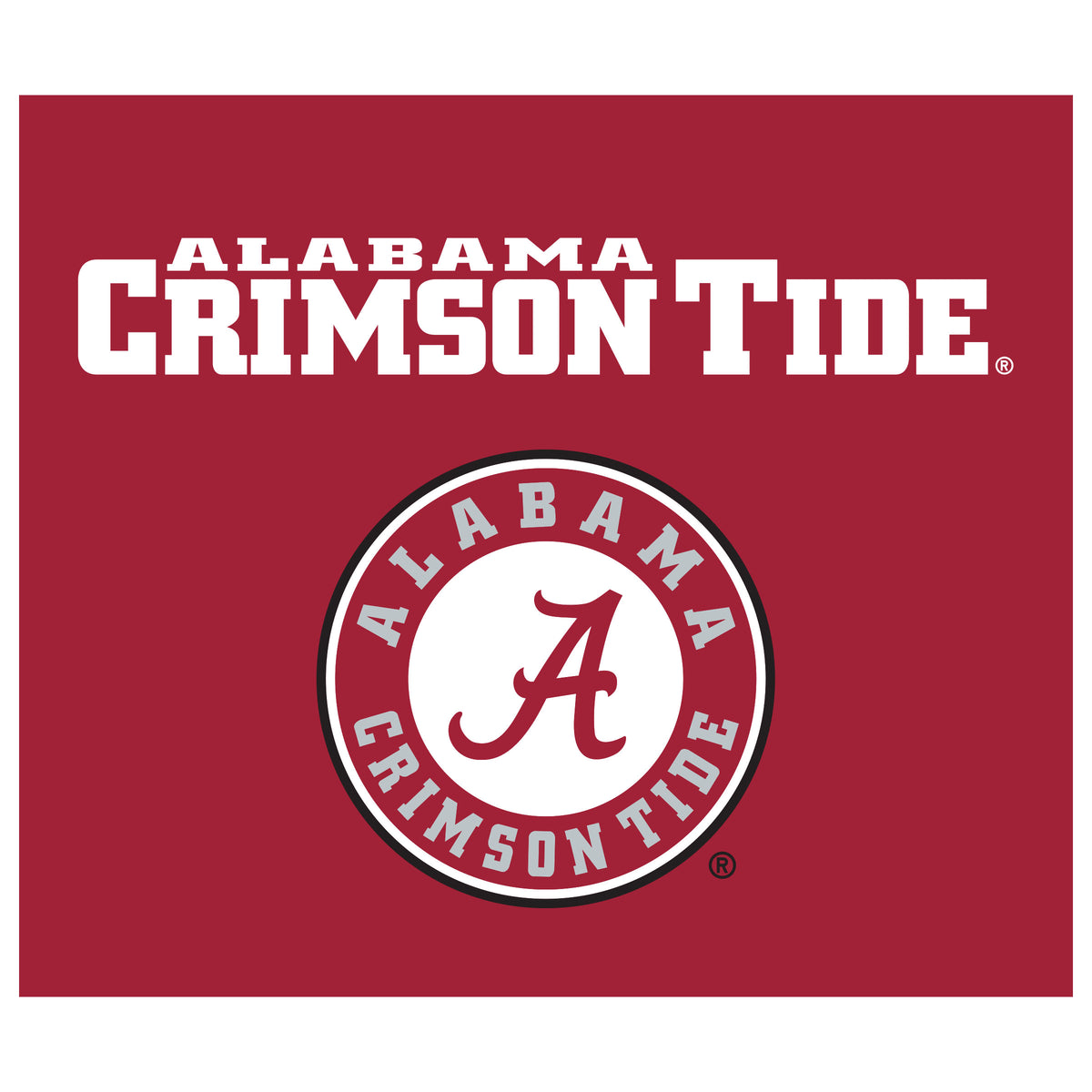 Alabama Crimson Tide NCAA Hanging wall tapestry flat artwork