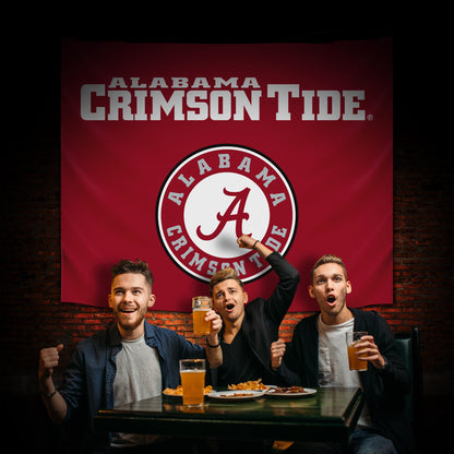 Alabama Crimson Tide Hanging wall tapestry Lifestyle image