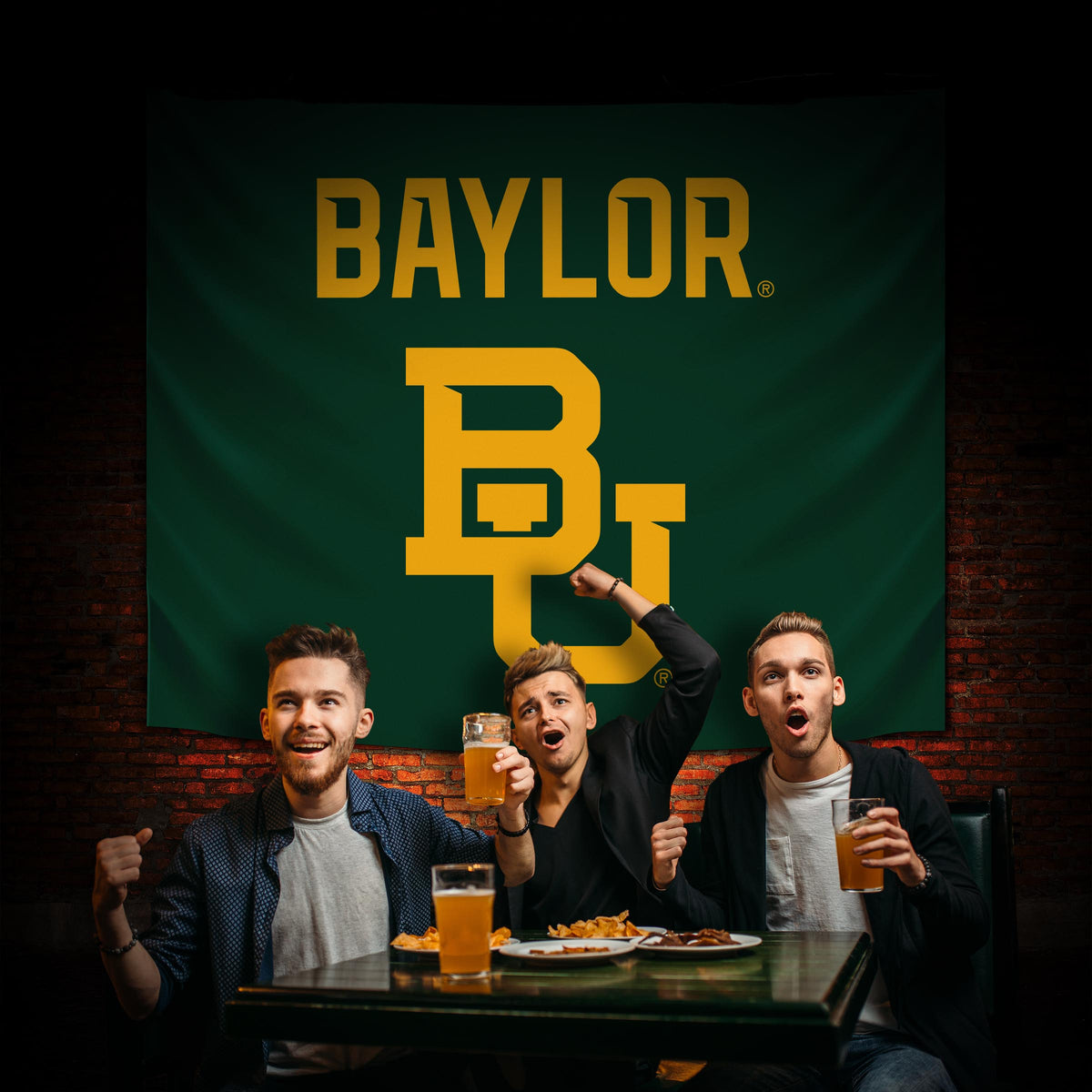 Baylor Bears Hanging wall tapestry Lifestyle image