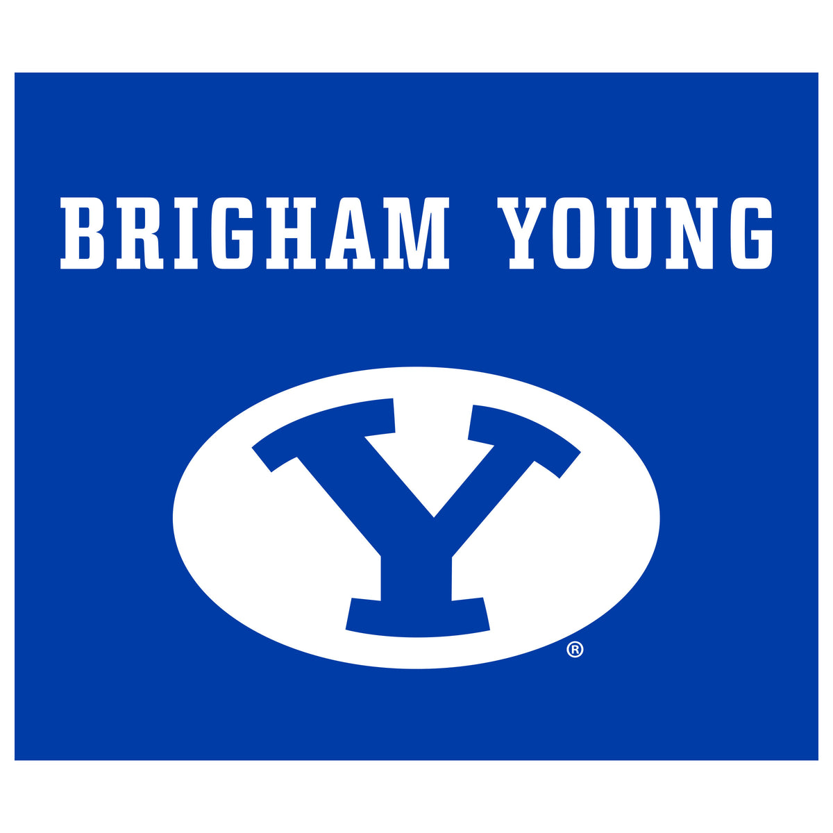 BYU Cougars NCAA Hanging wall tapestry flat artwork
