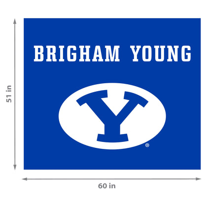 BYU Cougars NCAA Hanging wall tapestry Dimensions