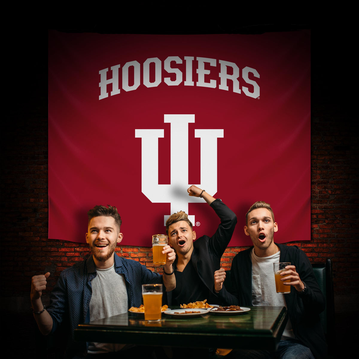 Indiana Hoosiers Hanging wall tapestry Lifestyle image