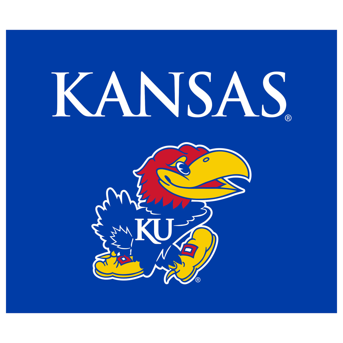Kansas Jayhawks NCAA Hanging wall tapestry flat artwork