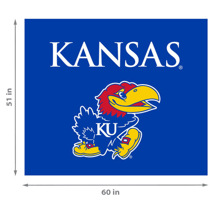 Kansas Jayhawks NCAA Hanging wall tapestry Dimensions