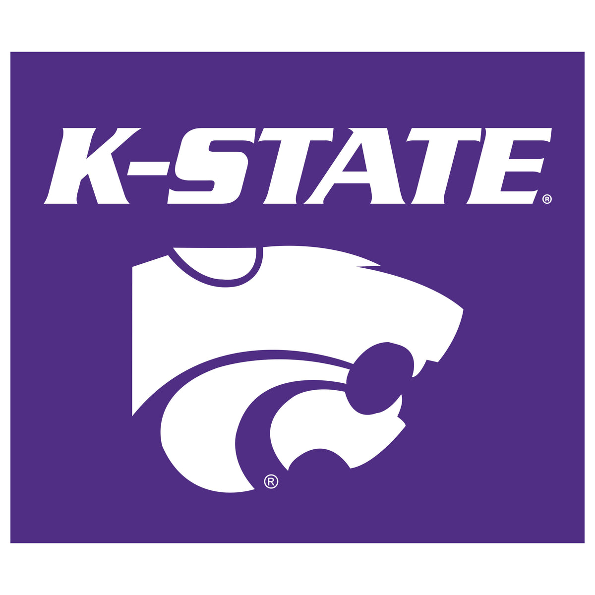Kansas State Wildcats NCAA Hanging wall tapestry flat artwork