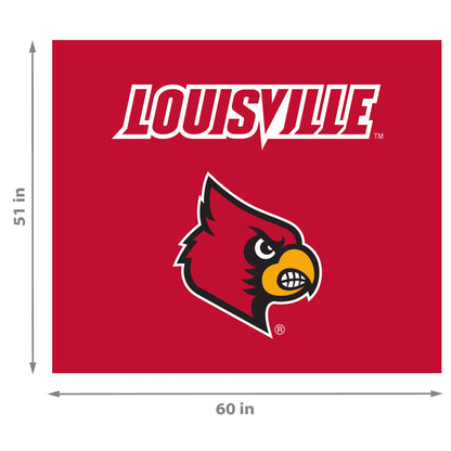 Louisville Cardinals NCAA Hanging wall tapestry Dimensions