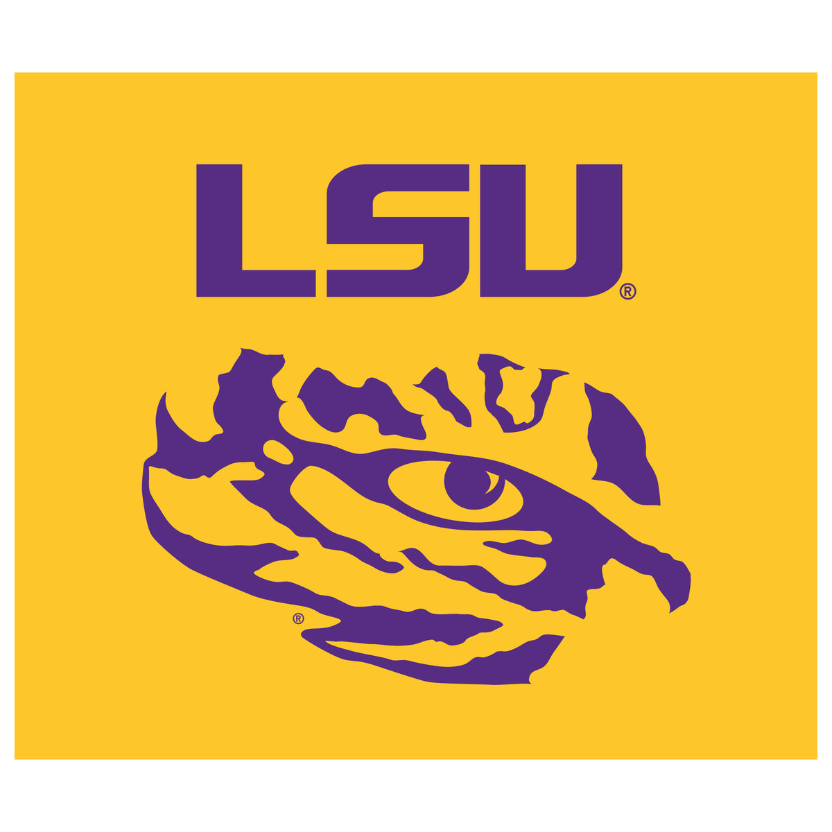 LSU Tigers NCAA Hanging wall tapestry flat artwork