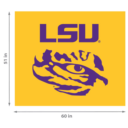LSU Tigers NCAA Hanging wall tapestry Dimensions
