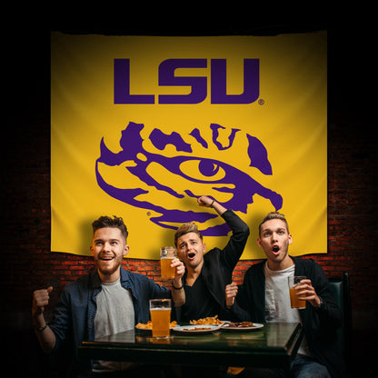 LSU Tigers Hanging wall tapestry Lifestyle image