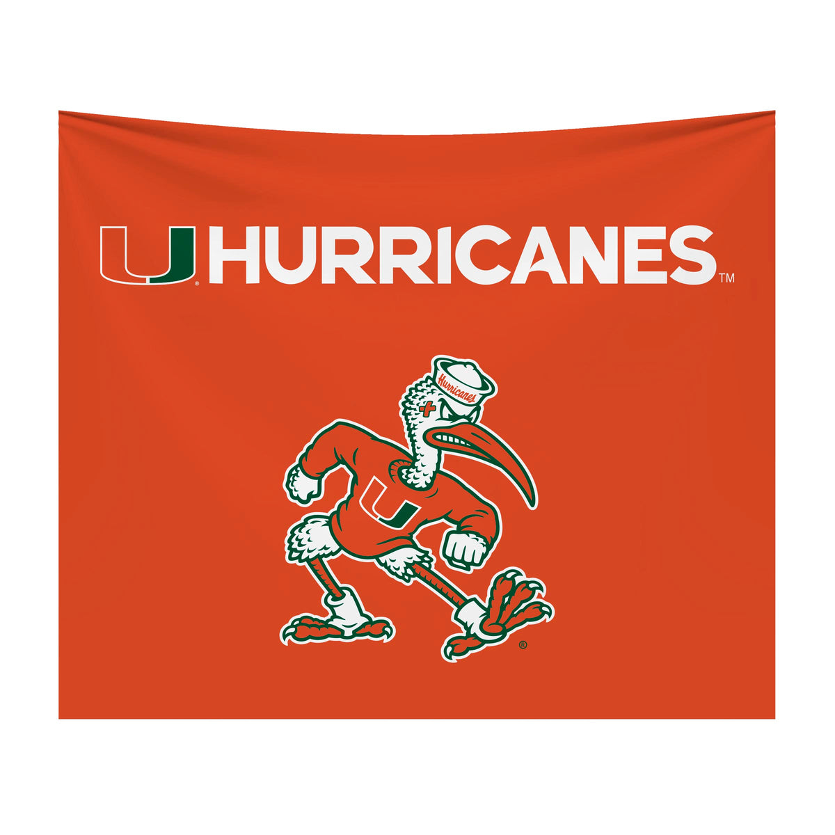 Miami Hurricanes NCAA Hanging wall tapestry