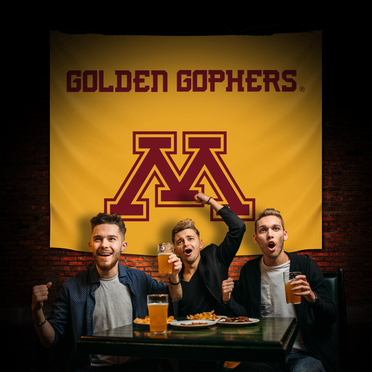 Minnesota Golden Gophers Hanging wall tapestry Lifestyle image
