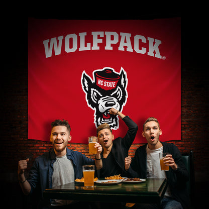 NC State Wolfpack Hanging wall tapestry Lifestyle image