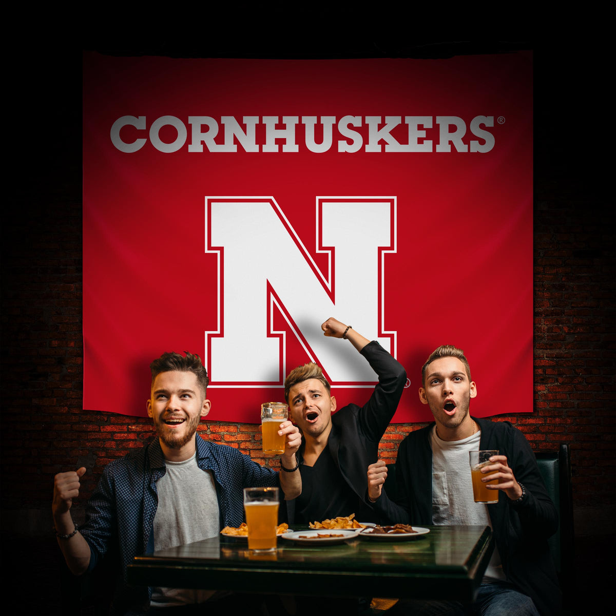 Nebraska Cornhuskers Hanging wall tapestry Lifestyle image