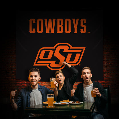 Oklahoma State Cowboys Hanging wall tapestry Lifestyle image