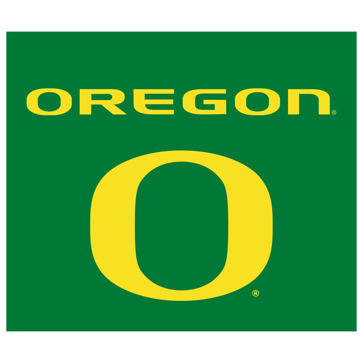 Oregon Ducks NCAA Hanging wall tapestry flat artwork