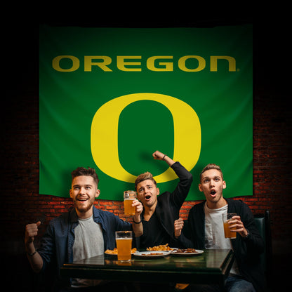Oregon Ducks Hanging wall tapestry Lifestyle image