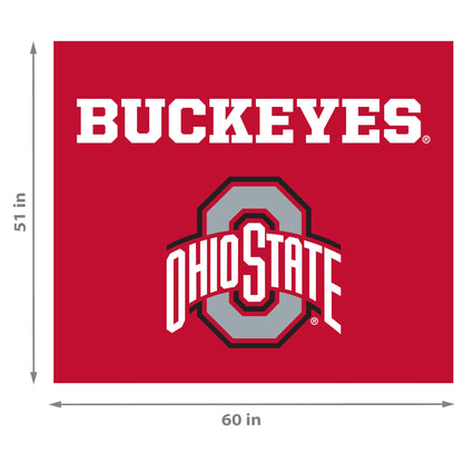 Ohio State Buckeyes NCAA Hanging wall tapestry Dimensions