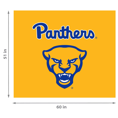 Pittsburgh Panthers NCAA Hanging wall tapestry Dimensions