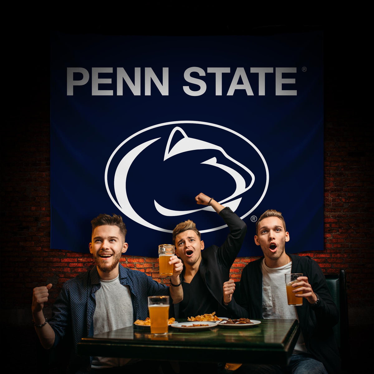 Penn State Nittany Lions Hanging wall tapestry Lifestyle image