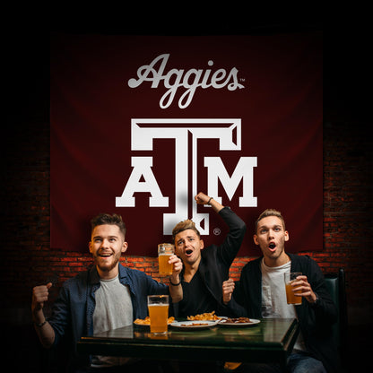 Texas A&M Aggies Hanging wall tapestry Lifestyle image