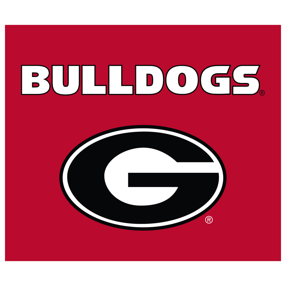 Georgia Bulldogs NCAA Hanging wall tapestry flat artwork