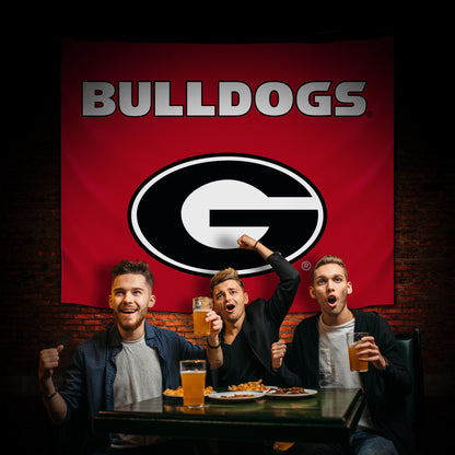 Georgia Bulldogs Hanging wall tapestry Lifestyle image
