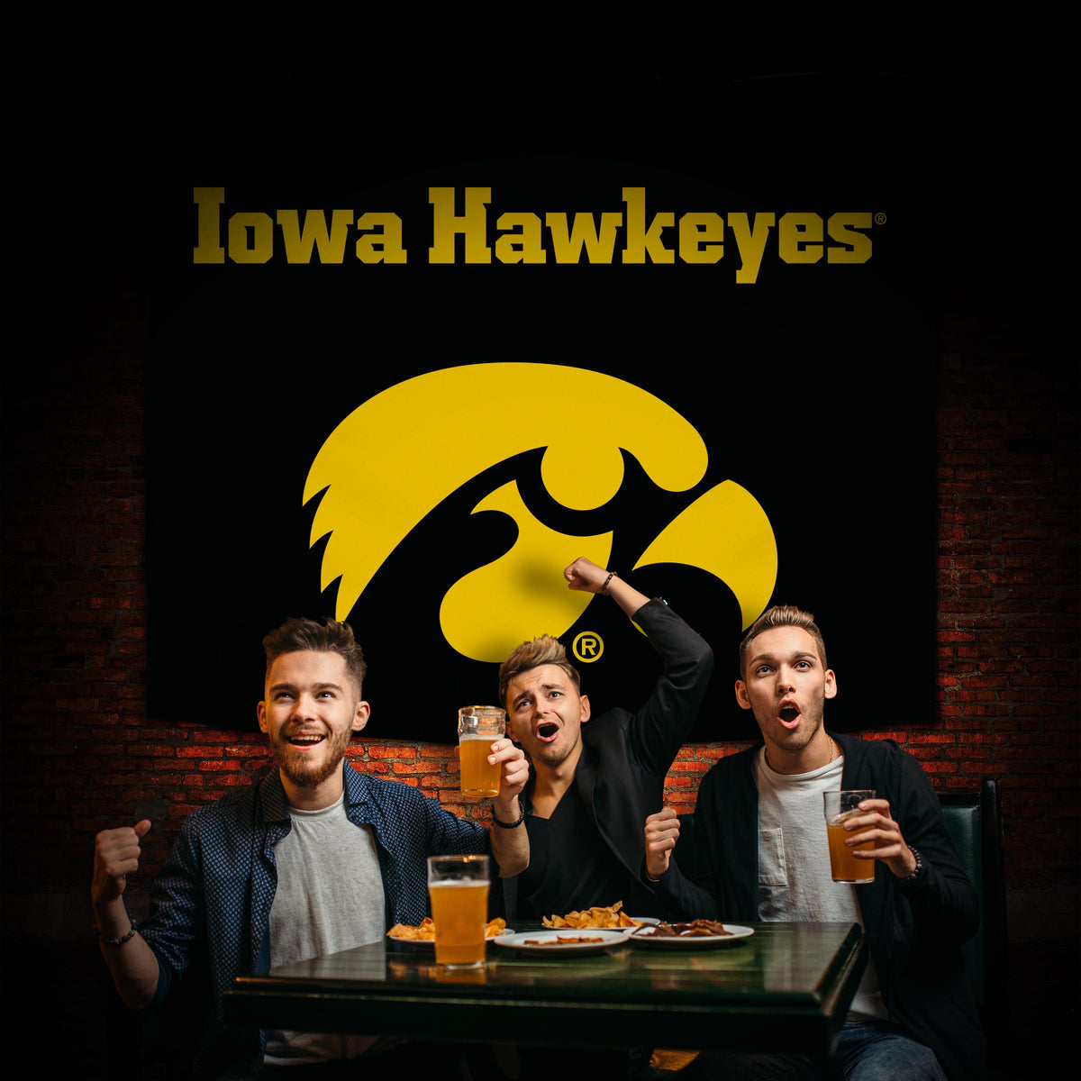 Iowa Hawkeyes Hanging wall tapestry Lifestyle image