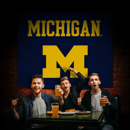 Michigan Wolverines Hanging wall tapestry Lifestyle image