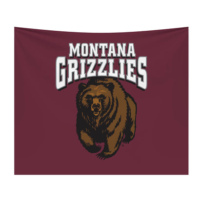 Montana Grizzlies NCAA Hanging wall tapestry