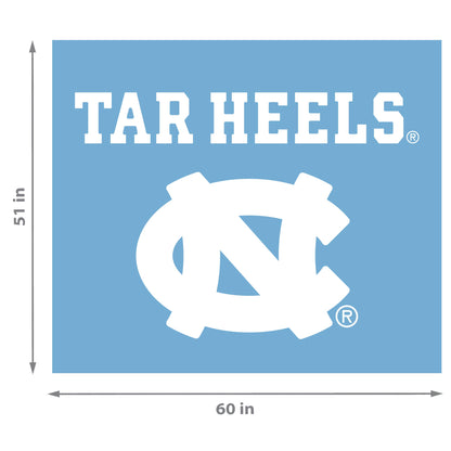 North Carolina Tar Heels NCAA Hanging wall tapestry Dimensions