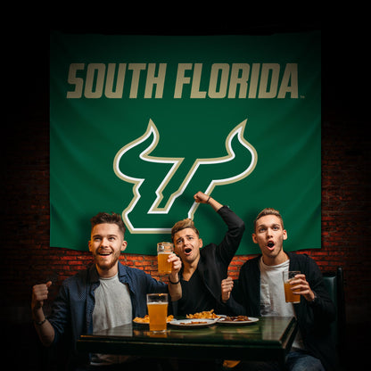 South Florida Bulls Hanging wall tapestry Lifestyle image