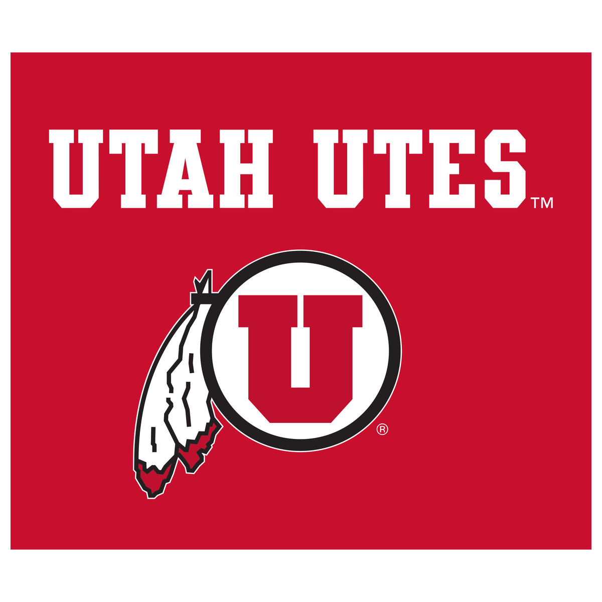 Utah Utes NCAA Hanging wall tapestry flat artwork