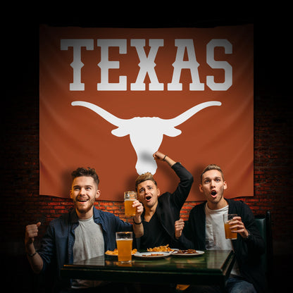 Texas Longhorns Hanging wall tapestry Lifestyle image