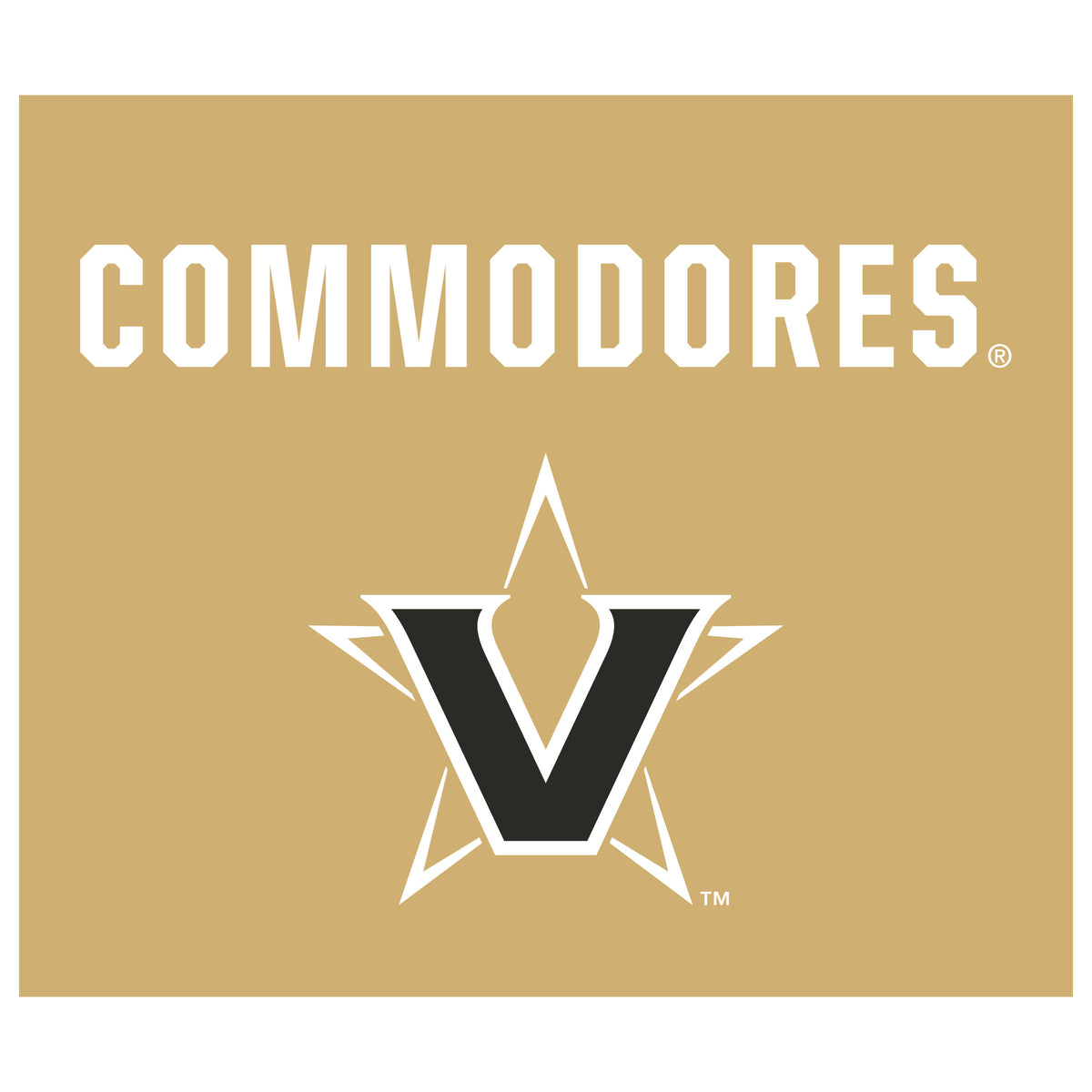 Vanderbilt Commodores NCAA Hanging wall tapestry flat artwork