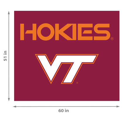 Virginia Tech Hokies NCAA Hanging wall tapestry Dimensions